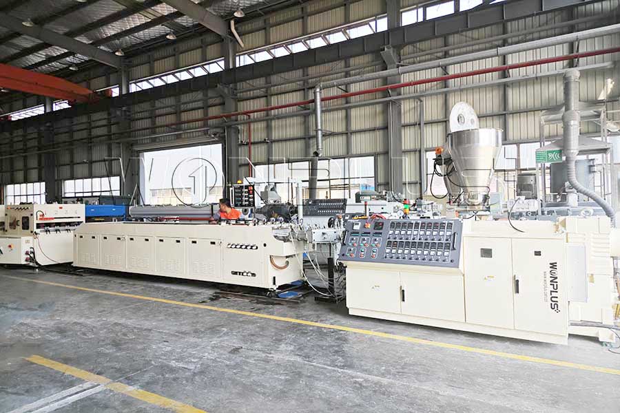 PVC Pipe Extrusion Line Completed Commissioning